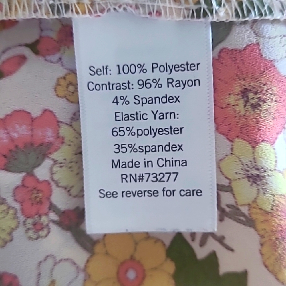 SO floral blouse top Size M - Picture 4 of 4